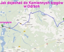 jak dojcha do kamiennych kregw w odrach