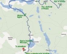 kajakiem z laski lub z rolbiku